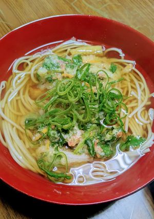 おばあちゃん家のセリのかき揚げお蕎麦☆-レシピのメイン写真