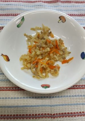 【保育園の給食】 切干大根のカレー炒め-レシピのメイン写真