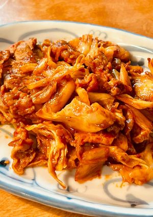 フードロスに最適！カレー豚キムチ-レシピのメイン写真