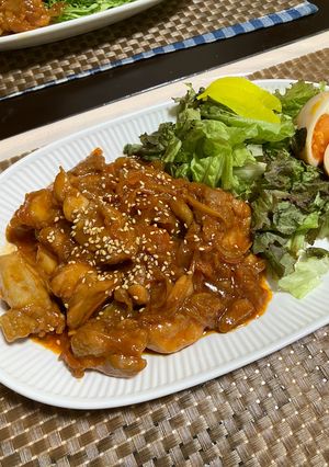 鶏肉のプルコギ風炒め-レシピのメイン写真