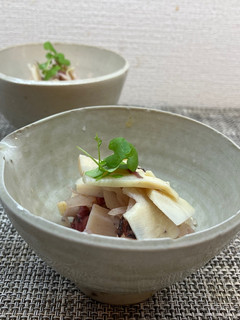 筍と新生姜の梅肉和え-レシピのメイン写真