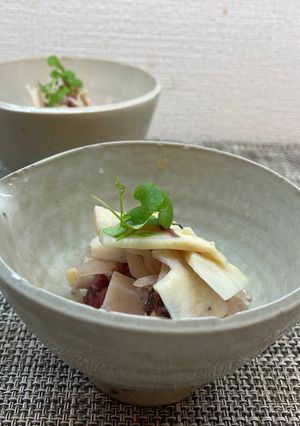 筍と新生姜の梅肉和え-レシピのメイン写真