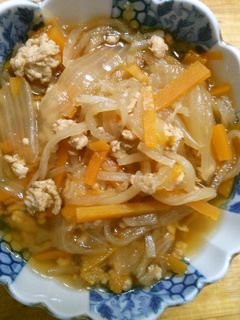 切り干し大根 鶏挽き肉の そぼろ煮♪-レシピのメイン写真