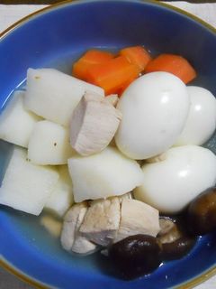 長芋と鶏ムネ肉の煮物-レシピのメイン写真