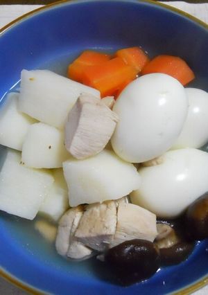 長芋と鶏ムネ肉の煮物-レシピのメイン写真