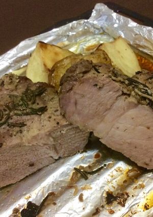 オーブンにお任せ！本格ローストポーク-レシピのメイン写真