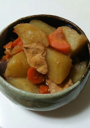 圧力鍋で鳥むね肉とかぶの煮物♪-レシピのメイン写真