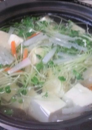 野菜たっぷり♪我が家の湯豆腐-レシピのメイン写真