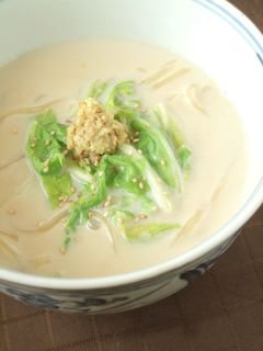 豆乳あんかけうどん-レシピのメイン写真
