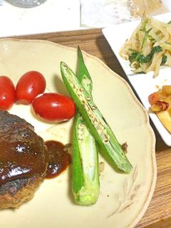 基本ハンバーグ&簡単美味しいソース-レシピのメイン写真