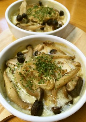 きのこ盛り沢山♪秋のココットカマン♪-レシピのメイン写真