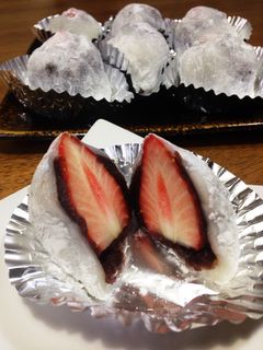 簡単!美味しい!!レンジでいちご大福-レシピのメイン写真