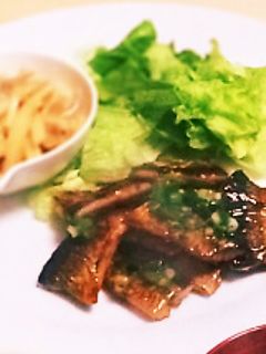 秋刀魚の蒲焼き-レシピのメイン写真