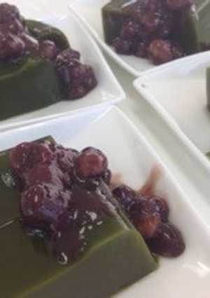 抹茶寒天-レシピのメイン写真