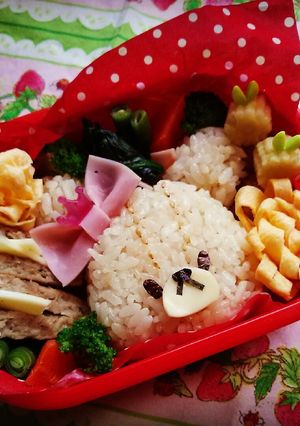 幼稚園お弁当★ジャッキー キャラ弁-レシピのメイン写真