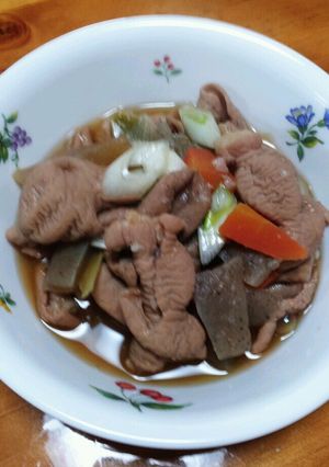 おでんの素でモツ煮込み-レシピのメイン写真