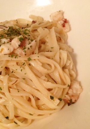 たこと明太子ふりかけの焼きうどん-レシピのメイン写真