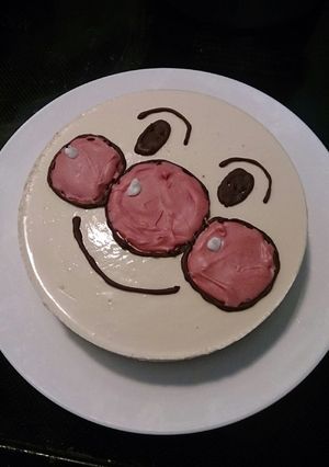 アンパンマンケーキ☆キャラメルレアチーズ-レシピのメイン写真