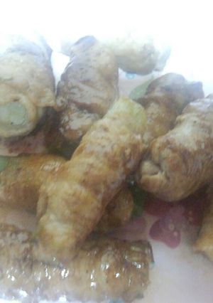 とろり長葱の豚肉巻きポン酢焼き-レシピのメイン写真