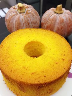 カボチャシフォンケーキ(BP いらない)-レシピのメイン写真