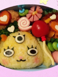園児キャラ弁 さとりちゃん 妖怪ウォッチ-レシピのメイン写真