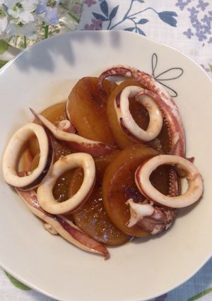♪大根とイカの煮物♪-レシピのメイン写真