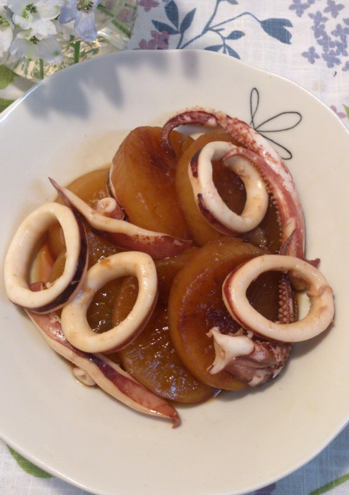 ♪大根とイカの煮物♪-レシピのメイン写真
