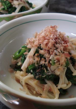 ●お鍋風?春菊とえのき茸ポン●-レシピのメイン写真
