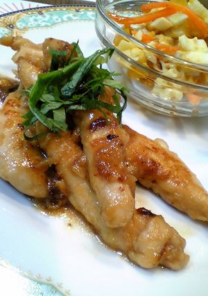 ふんわり☆ささみの照り焼き-レシピのメイン写真