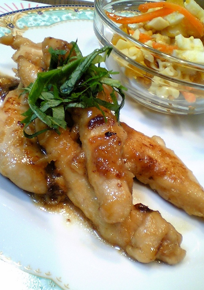 ふんわり☆ささみの照り焼き-レシピのメイン写真