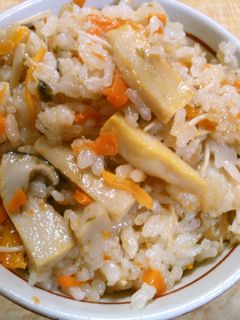 エリンギ 松茸のお吸い物で 松茸ご飯風-レシピのメイン写真