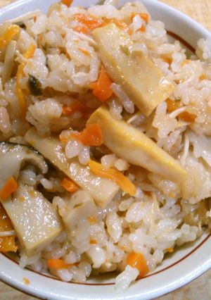 エリンギ 松茸のお吸い物で 松茸ご飯風-レシピのメイン写真