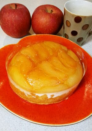 炊飯器でリンゴのケーキ-レシピのメイン写真
