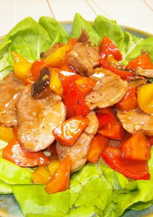 豚ヒレ肉の甘酢炒め煮-レシピのメイン写真