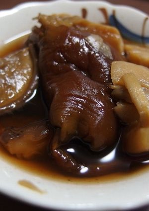 ヌメリスギタケとシイタケの醤油旨煮-レシピのメイン写真