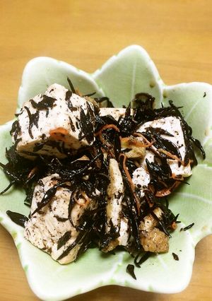 島豆腐で☆ひじきの煮物-レシピのメイン写真