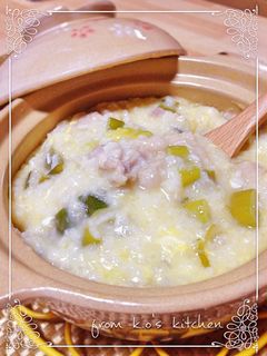 風邪の時に☆葱&生姜たっぷり鶏おじや♬-レシピのメイン写真
