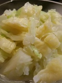 レンチン1分!!キャベツのおひたし-レシピのメイン写真
