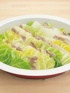 レンジでお手軽☆白菜ミルフィーユ-レシピのメイン写真