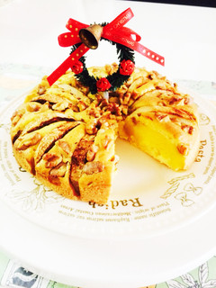 コツなし!簡単!リンゴとくるみのケーキ✨-レシピのメイン写真