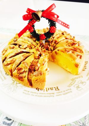 コツなし！簡単！リンゴとくるみのケーキ✨-レシピのメイン写真