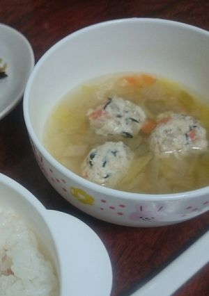 離乳食中期★白菜の味噌汁-レシピのメイン写真