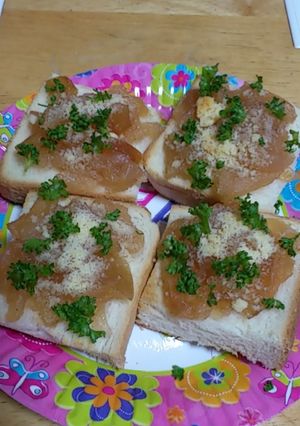 ☆簡単美味☆りんごジャムスイーツトースト-レシピのメイン写真