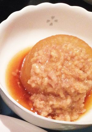 肉味噌ダレと柔らか〜いふろふき大根-レシピのメイン写真