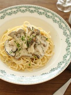 【トリュフソース】きのこのクリームパスタ-レシピのメイン写真