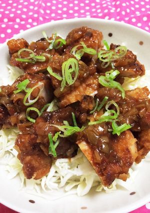 ユーリンチー丼-レシピのメイン写真