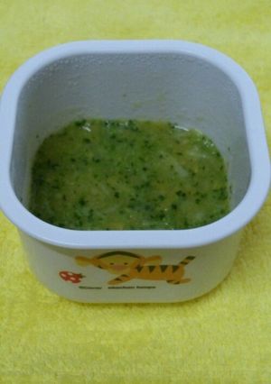 ☆ブロッコリーとカボチャ☆離乳食-レシピのメイン写真