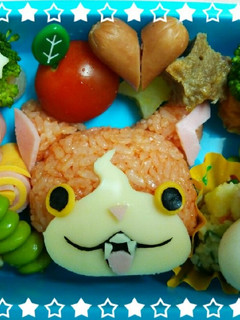 妖怪ウォッチ*キャラ弁*ジバニャン-レシピのメイン写真