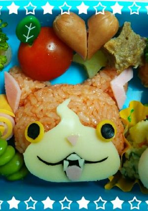 妖怪ウォッチ＊キャラ弁＊ジバニャン-レシピのメイン写真