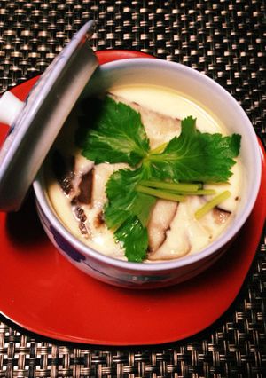 椎茸とかまぼこだけで簡単茶碗蒸し-レシピのメイン写真